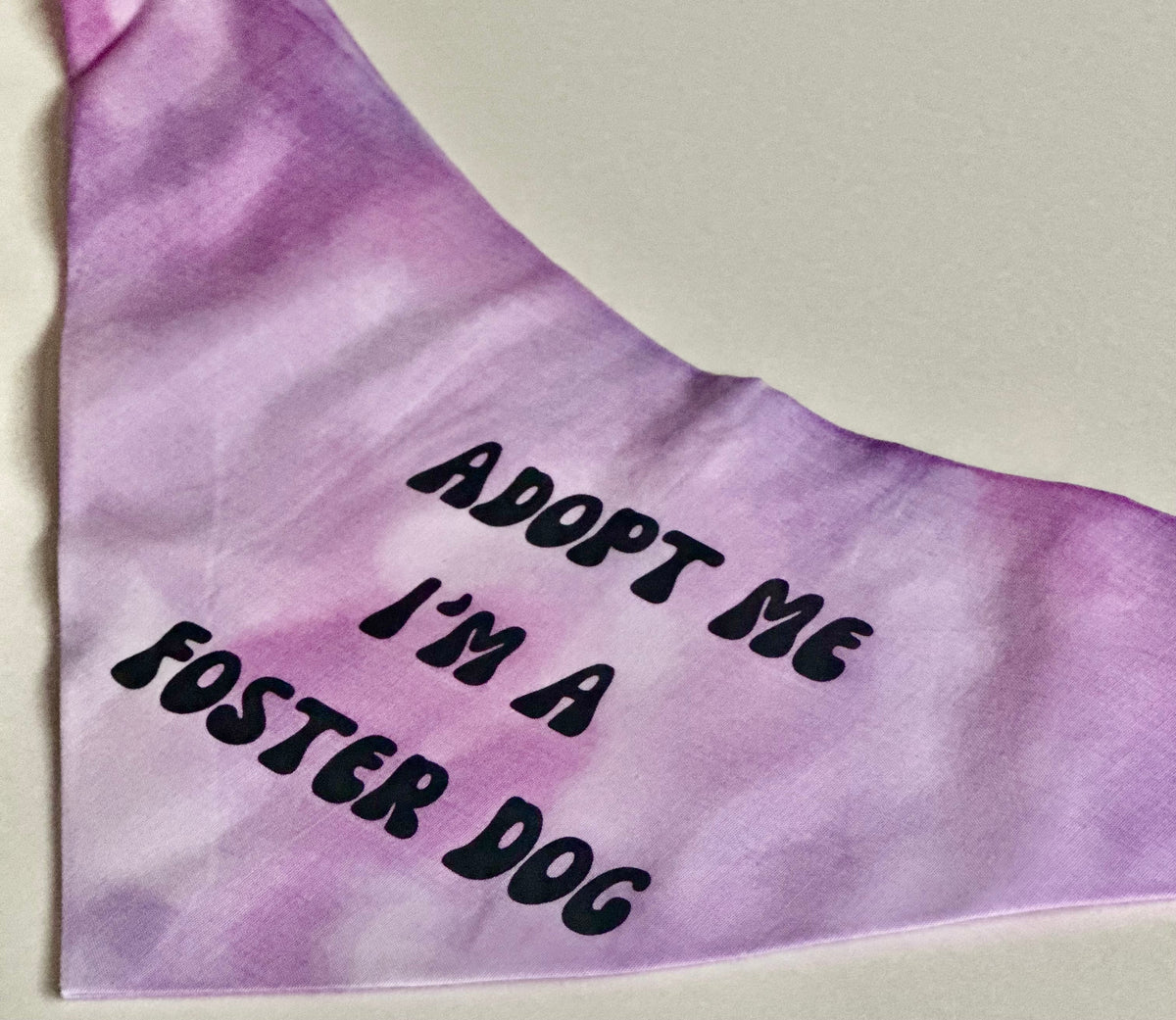 Adopt Me Im A Foster Tie Dye Dog Bandana New Arrival