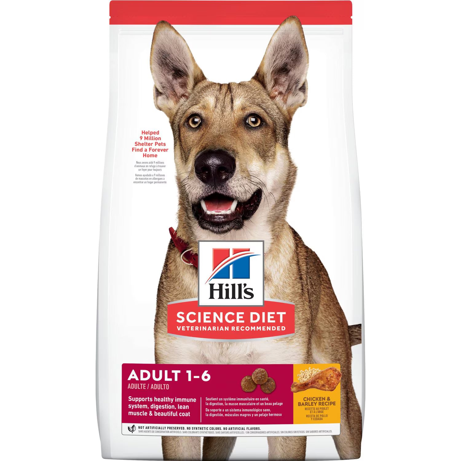 Hills Science Diet Adult Chicken & Barley Recipe Dry Dog Food Bag
