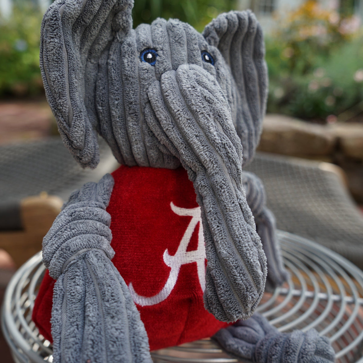 NCAA University of Alabama, Big Al Mascot Knottie Plush Dog Toy