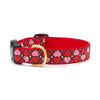 Up Country All Hearts Cast Brass Dog Collar