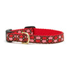 Up Country All Hearts Small Breed Dog Collar Made in USA