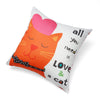Up Country : All You Need Is Love and a Cat Made in USA Throw Pillow