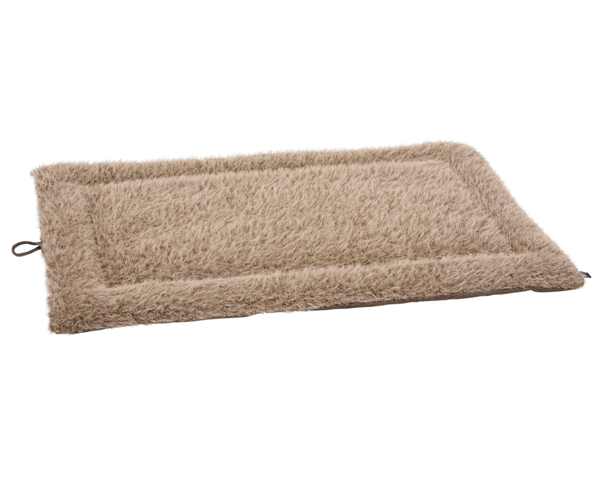 Bowsers Cosmopolitan Faux Fur Dog Mat - Reversible & Washable Travel Pad