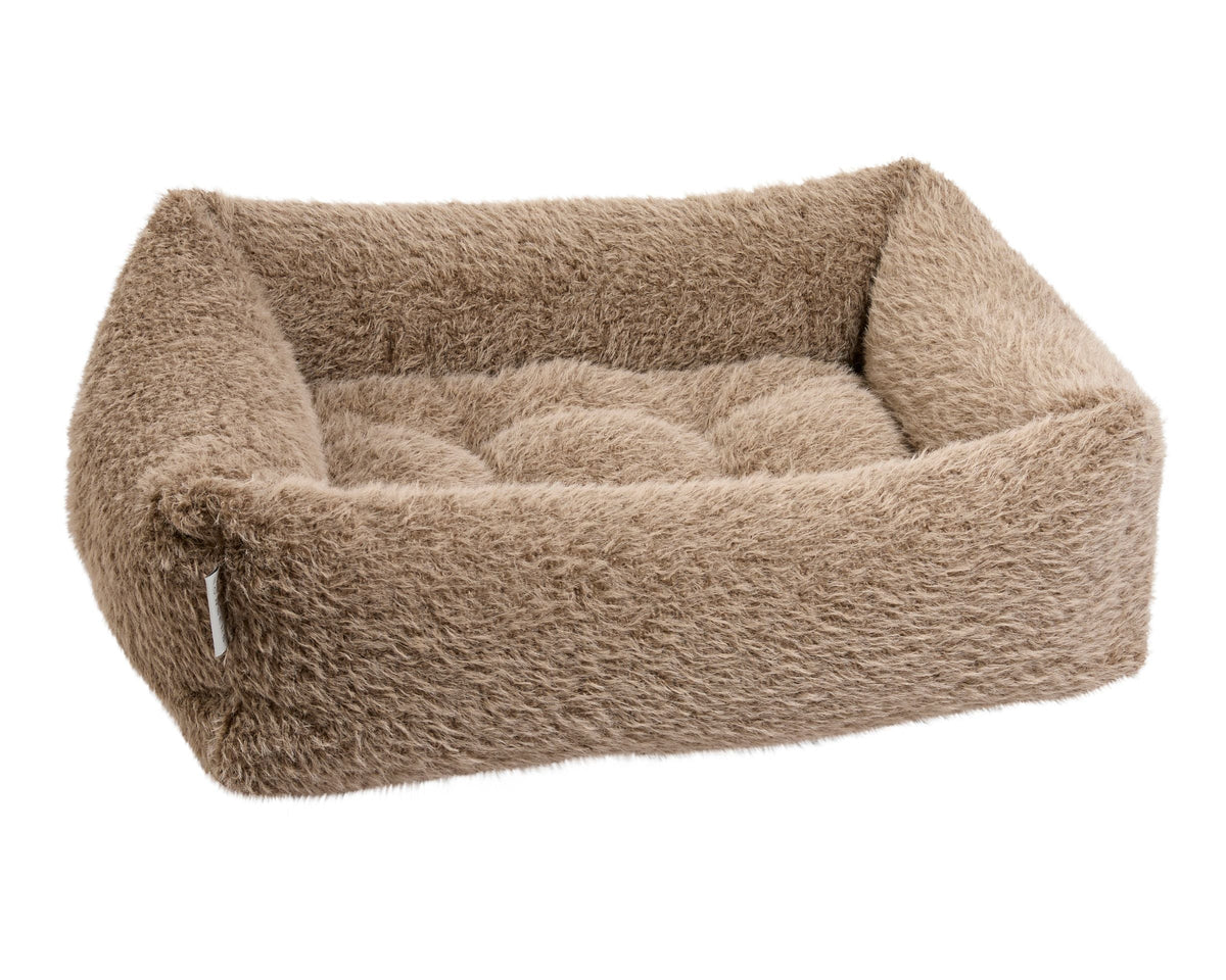 Bowsers The Franklin Faux Fur Orthopedic Dog Bed - Supportive Joint-Relief Comfort