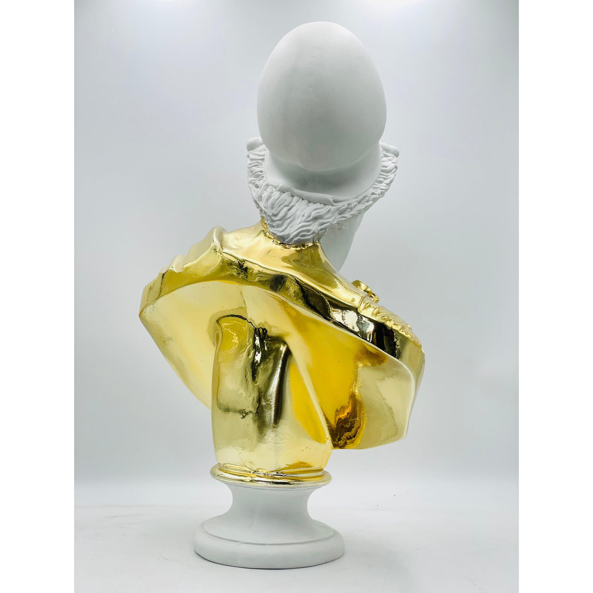 And Iconic Athena Sculpture Gold Chrome Style