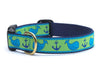 Up Country Whale Cast Brass Dog Collar