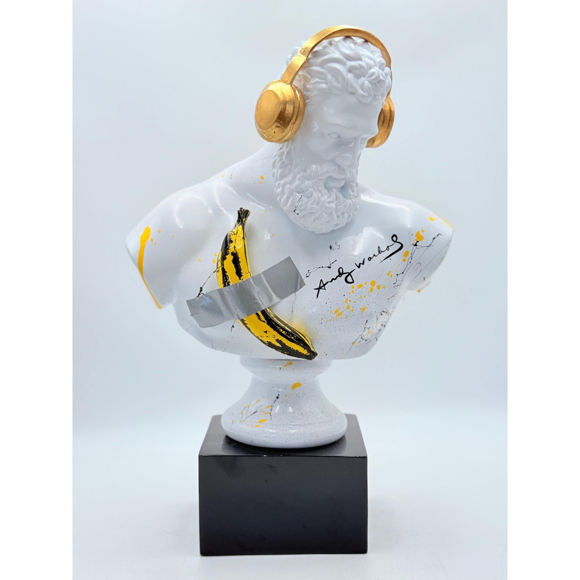 And Iconic DJ Hercules Pop Art Comedian Sculpture