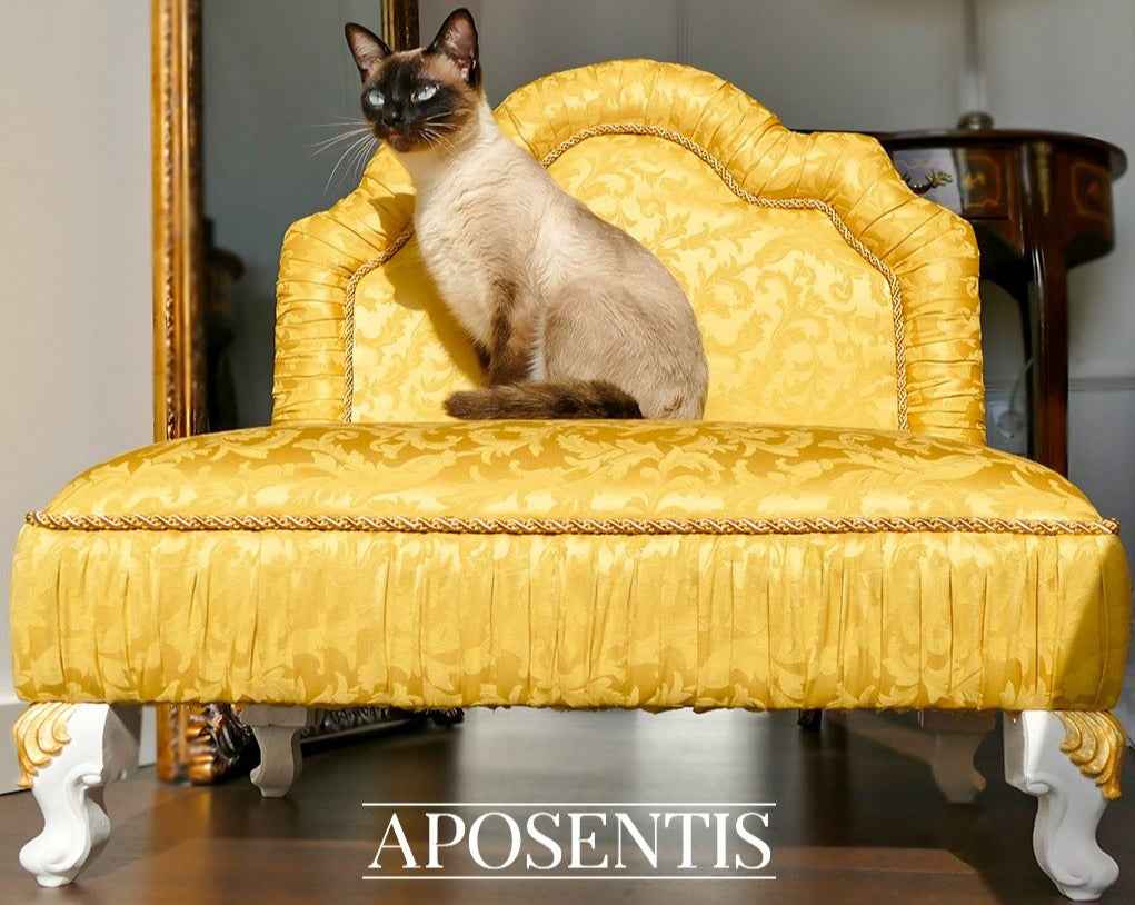 Gianna 24K Gold Leaf Luxury Dog and Cat Bed