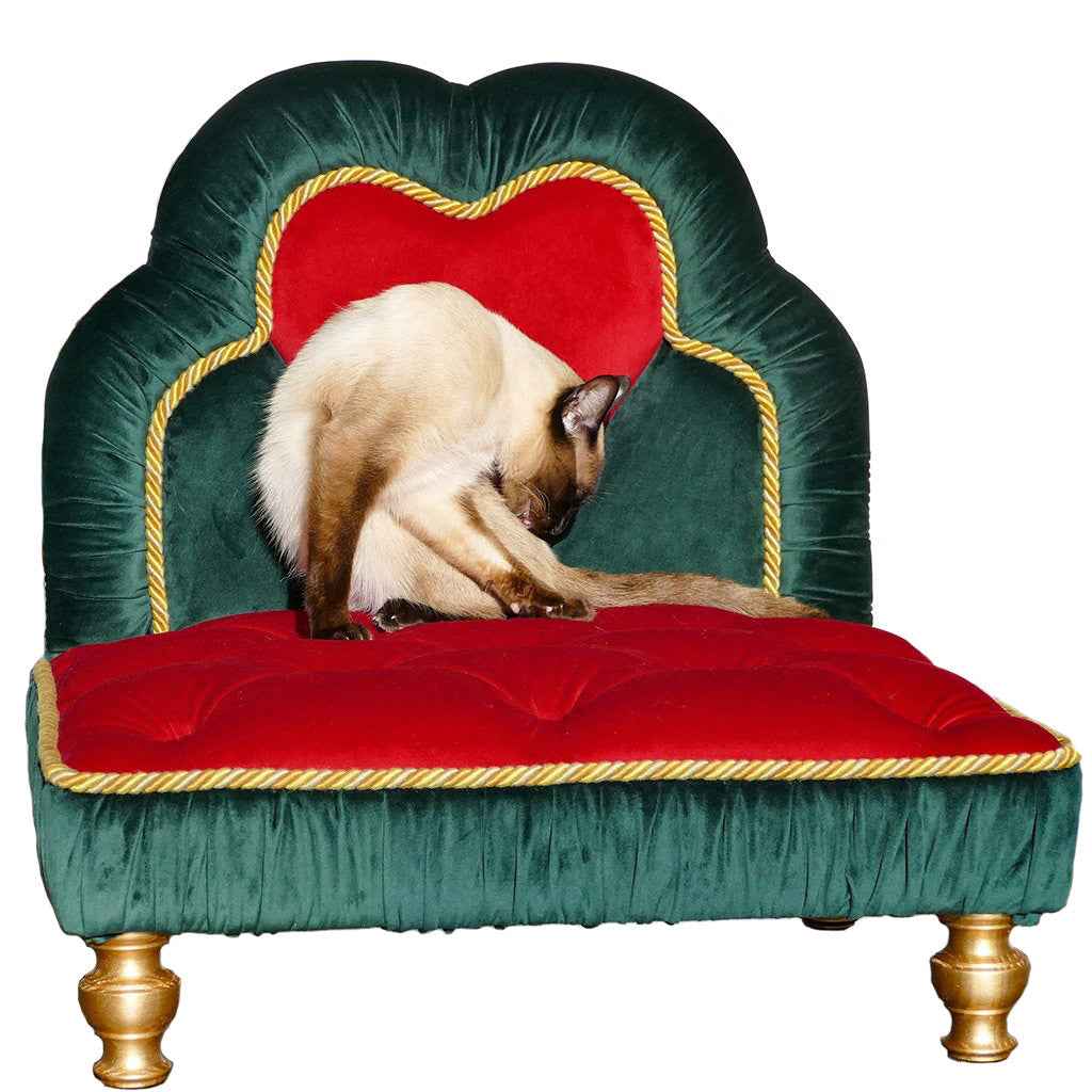 Francesca Italian Velvet Luxury Dog and Cat Bed