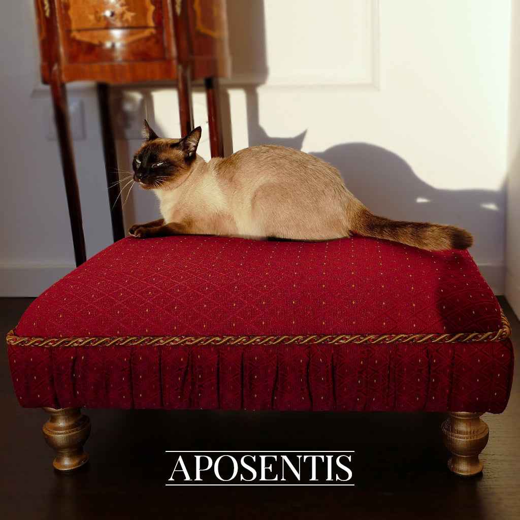 Dionne Custom Damask Luxury Dog and Cat Bed