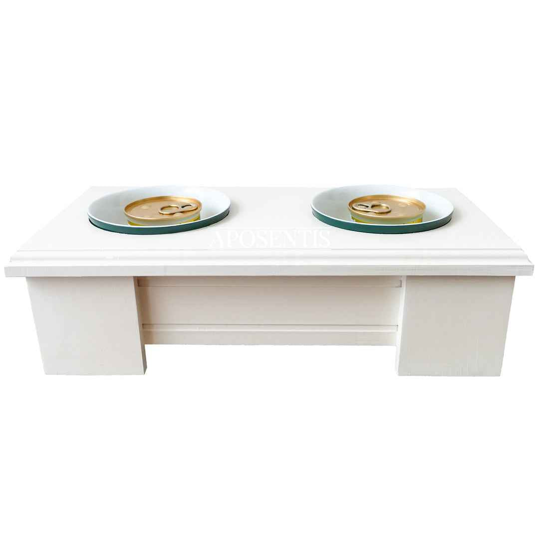 Kenny Wooden Elevated Dog and Cat Feeder