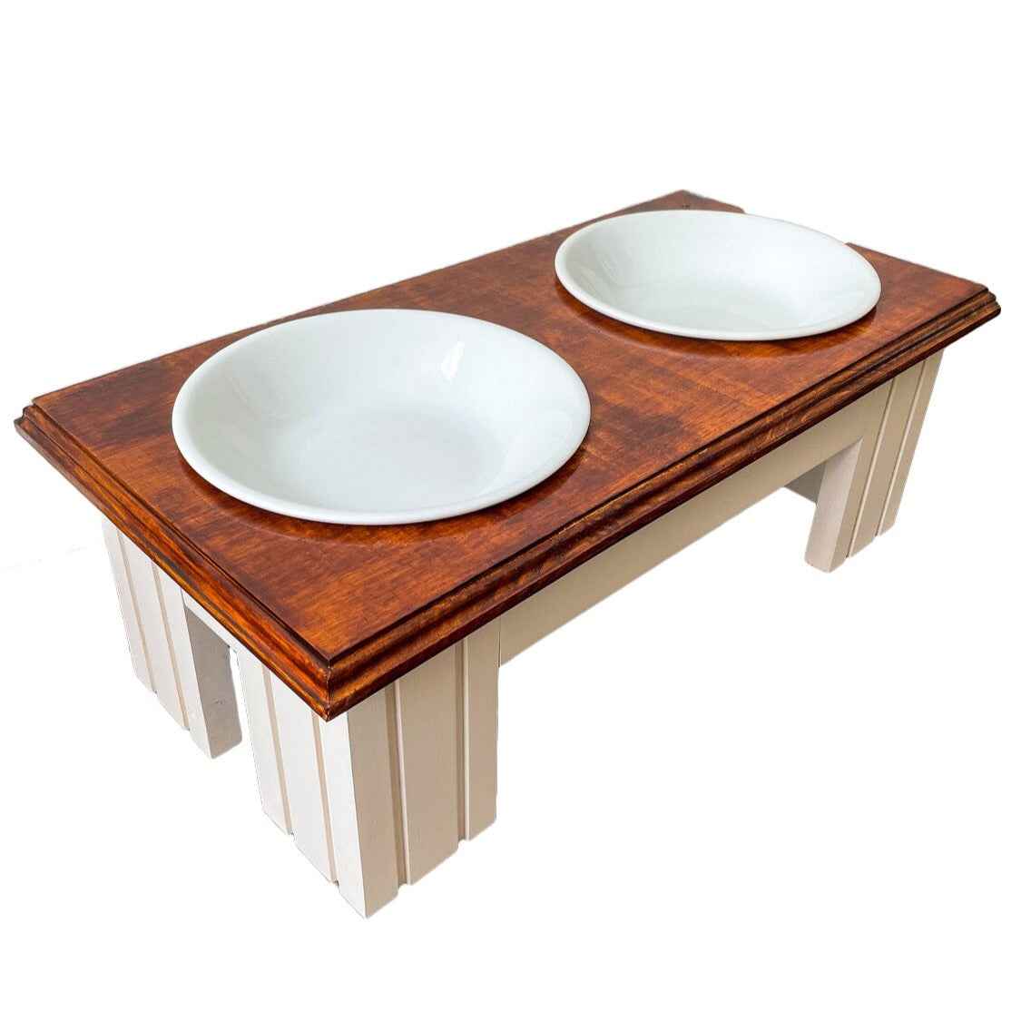 Giovanny Handmade Wooden Elevated Dog and Cat Feeder