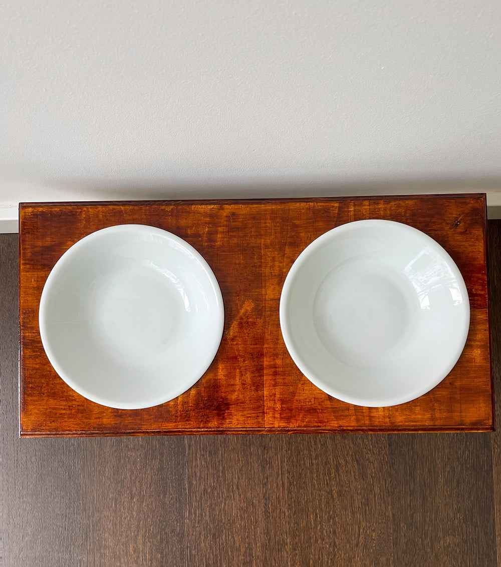Giovanny Handmade Wooden Elevated Dog and Cat Feeder