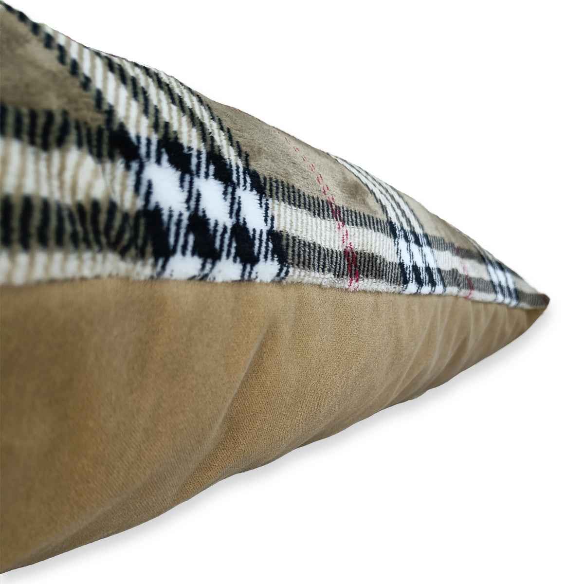 Cane Reversible Velvet Pet Pillow Bed