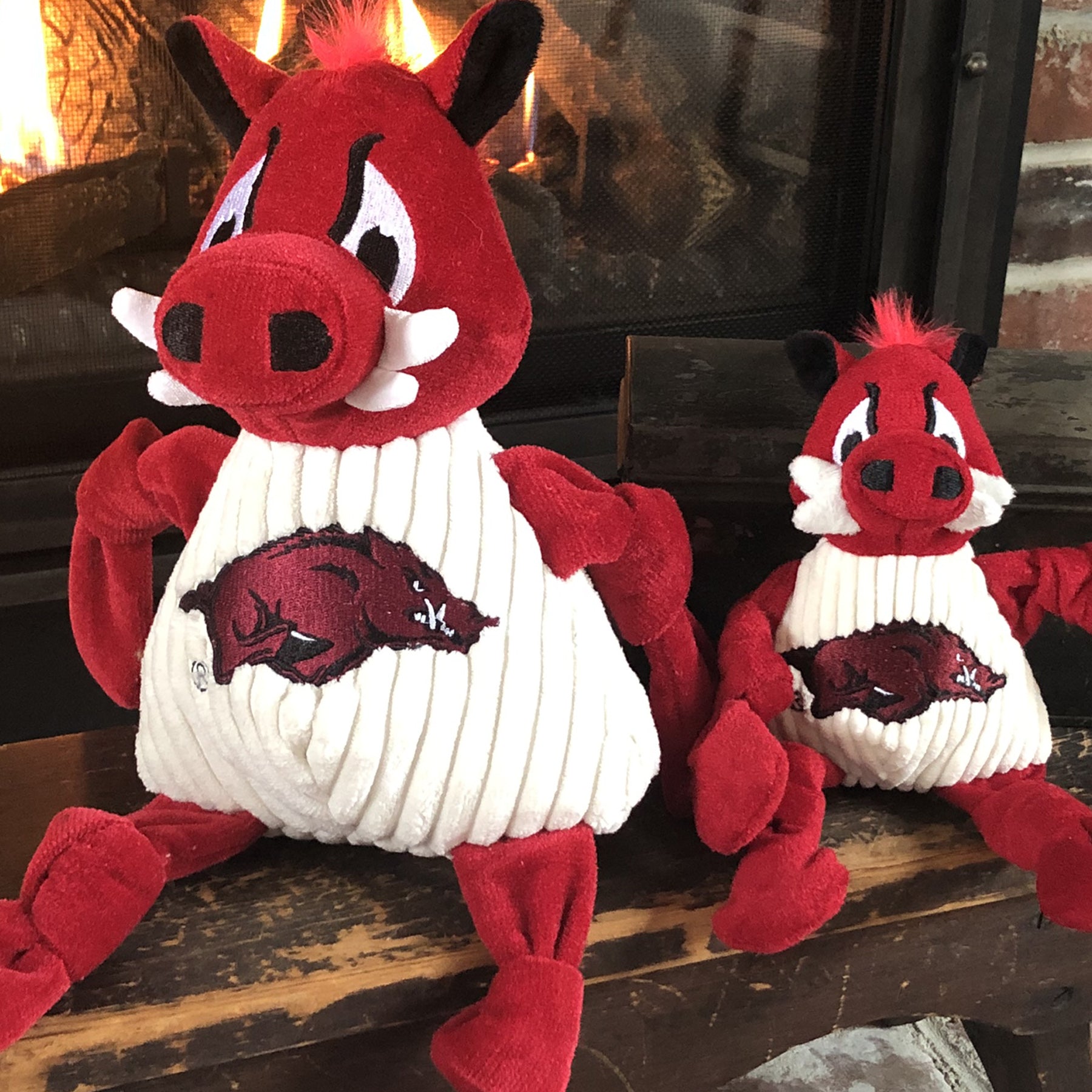 NCAA University of Arkansas, Tusk the Razorback Knottie Plush Dog Toy