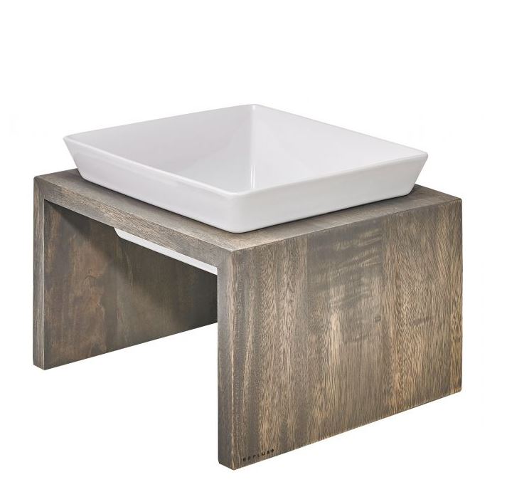 Artisan Single Wood Feeder Fossil