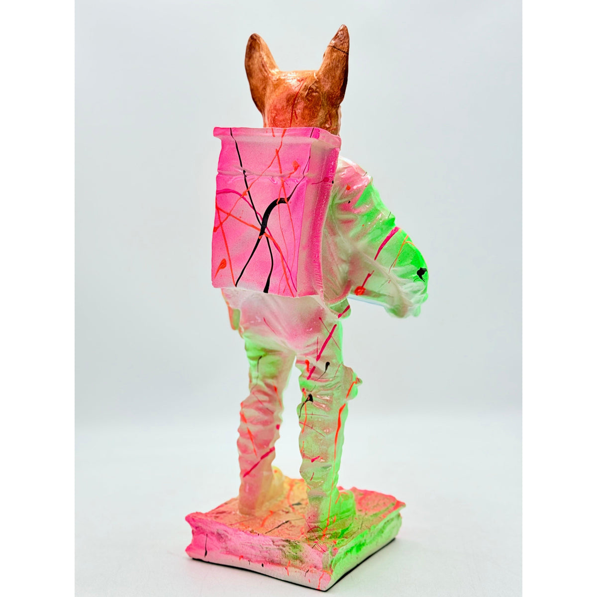 And Iconic Astronaut Bulldog Sculpture Space Pop Icon