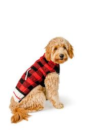 Buffalo Plaid Dog Sweater