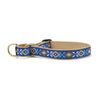 Up Country Aztec Blue Cast Brass Martingale Collar