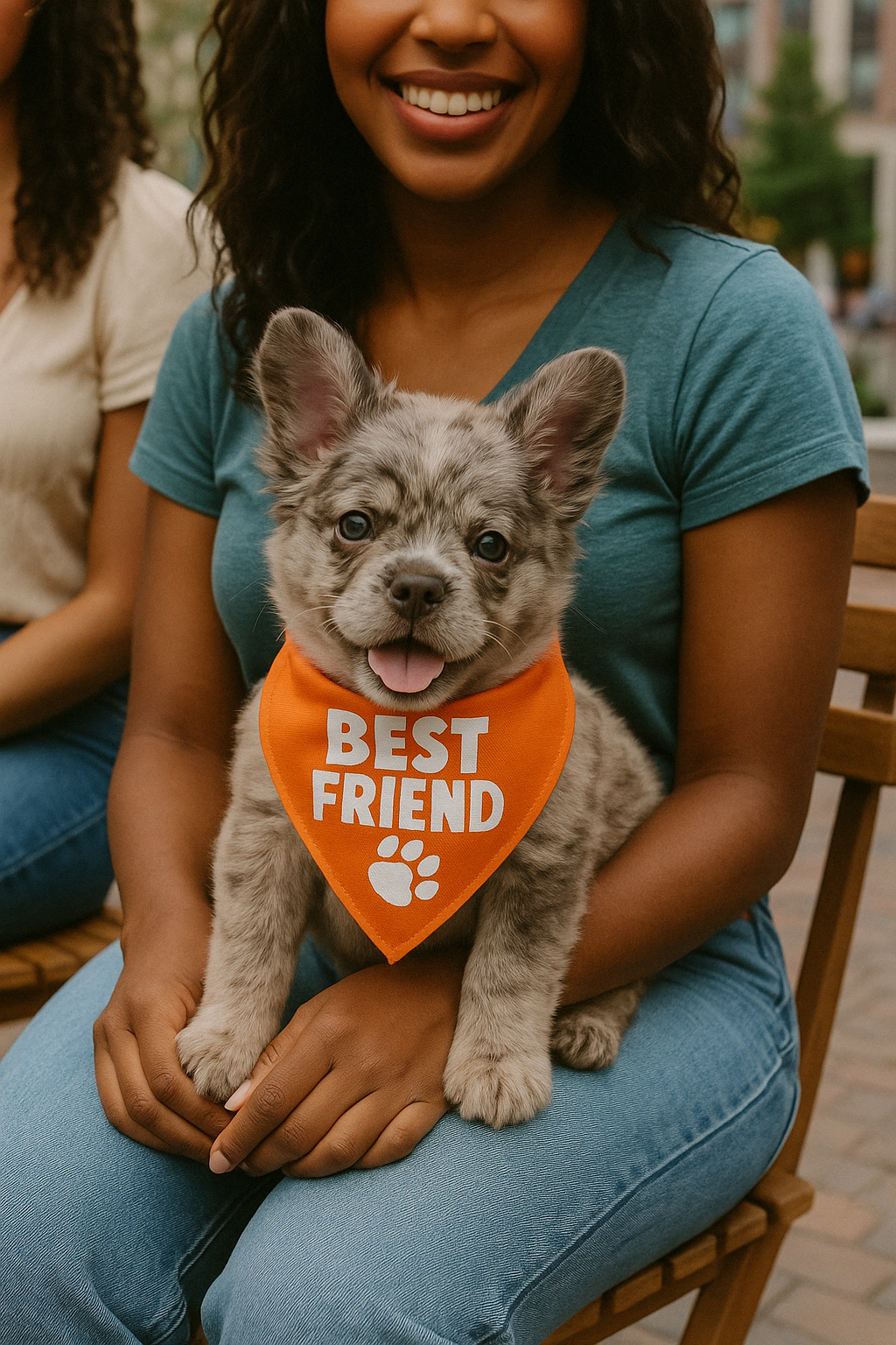 Parisian Pet Best Friend Bandana-Orange