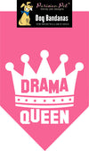 Parisian Pet Drama Queen Bandana-Pink