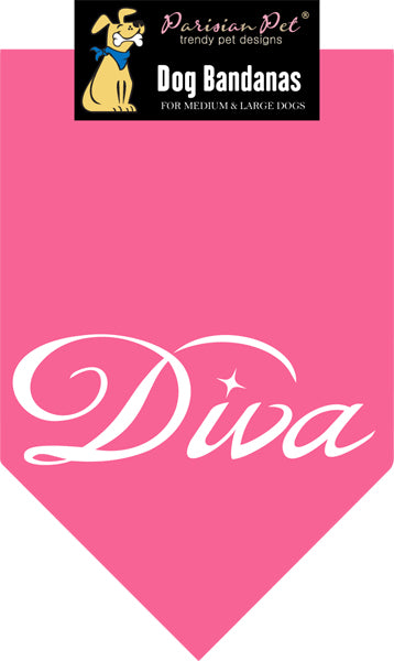 Parisian Pet Diva Bandana-Pink