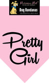 Parisian Pet Pretty Girl Bandana-Pink