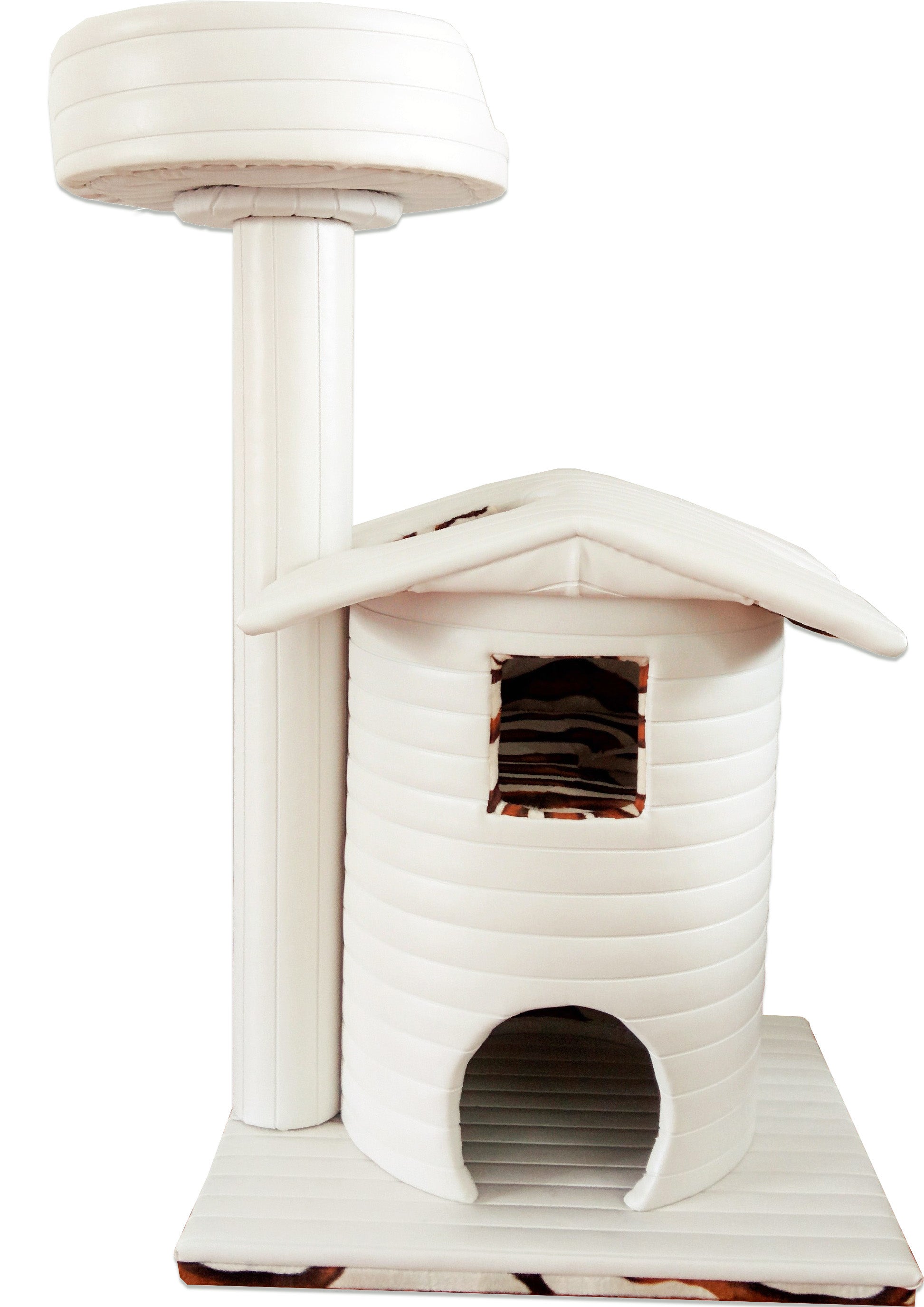 Queens Kastle Luxury Cat Tower with Cat Bed