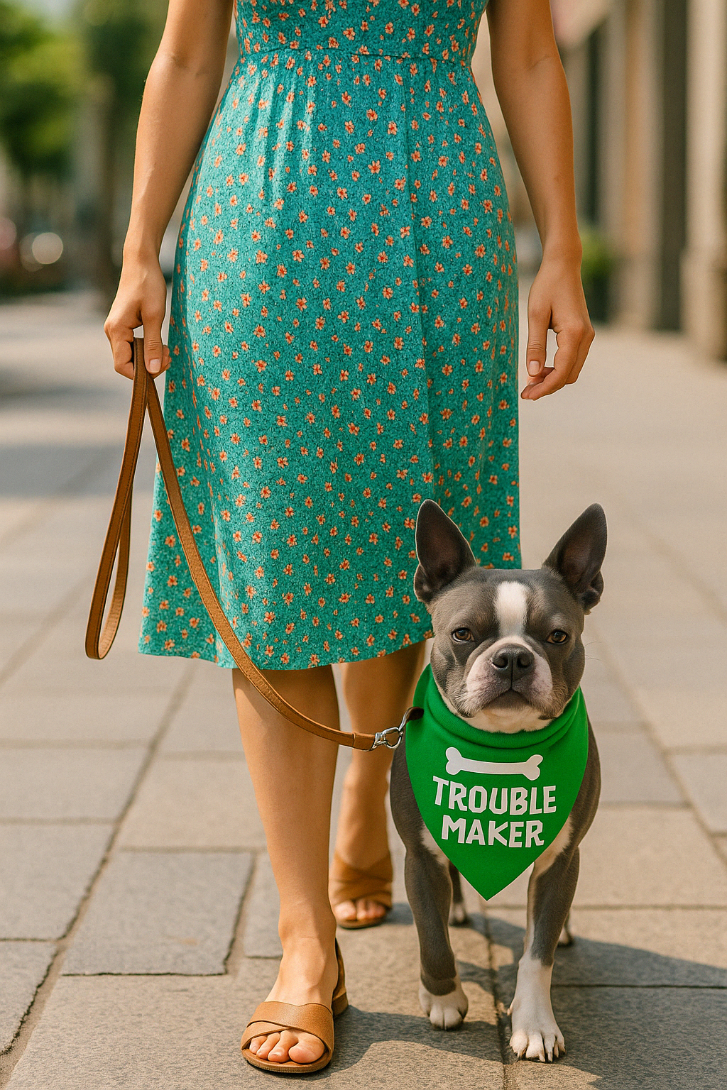 Parisian Pet Trouble Maker Bandana