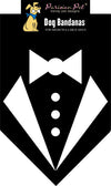 Parisian Pet Tuxedo Bandana-Black