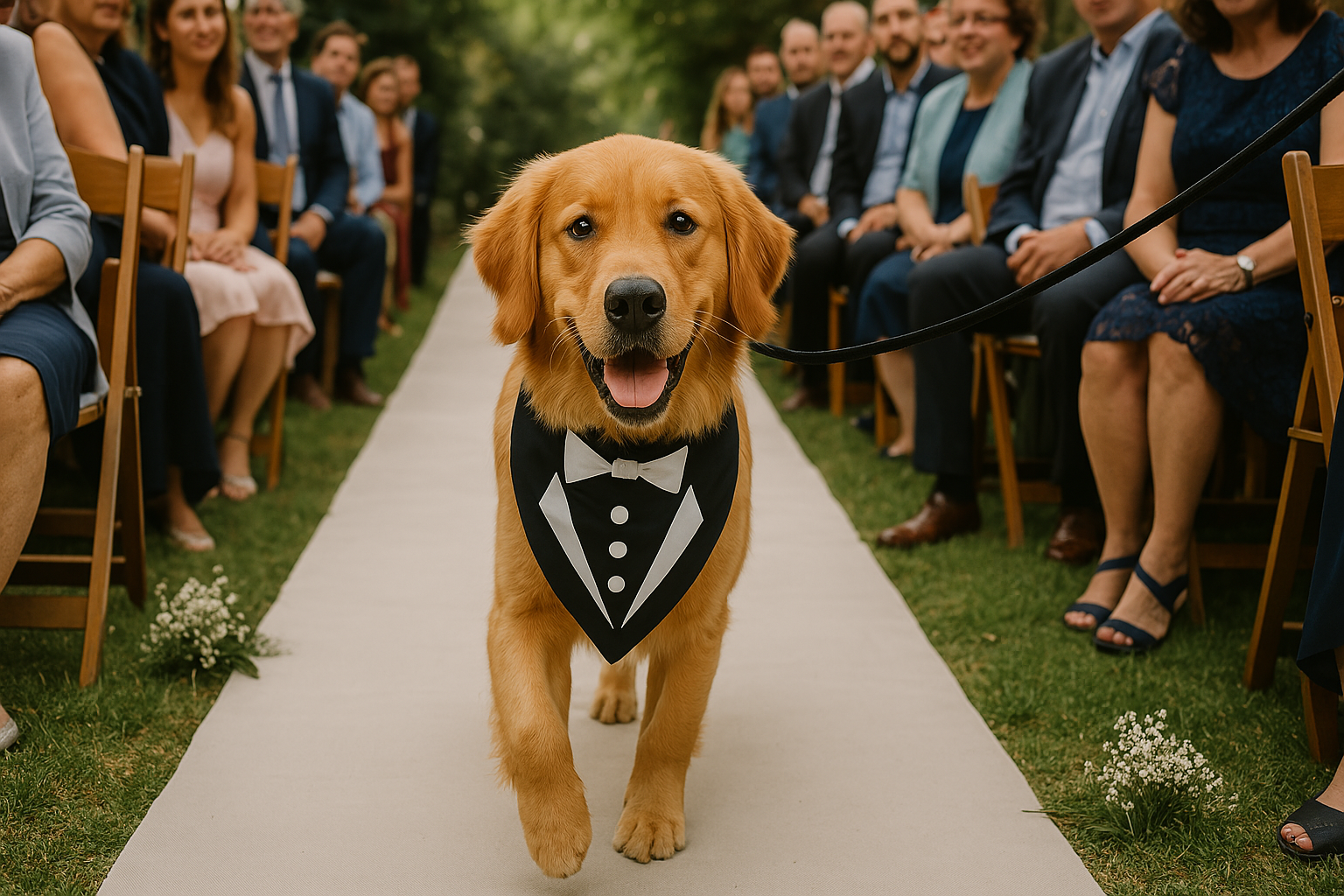 Parisian Pet Tuxedo Bandana - Comfortable, Trendy Formal Black Bandana for Dogs & Cats, Perfect for Special Events