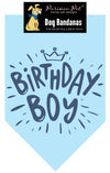 Parisian Pet Birthday Boy Dog Bandana-Blue