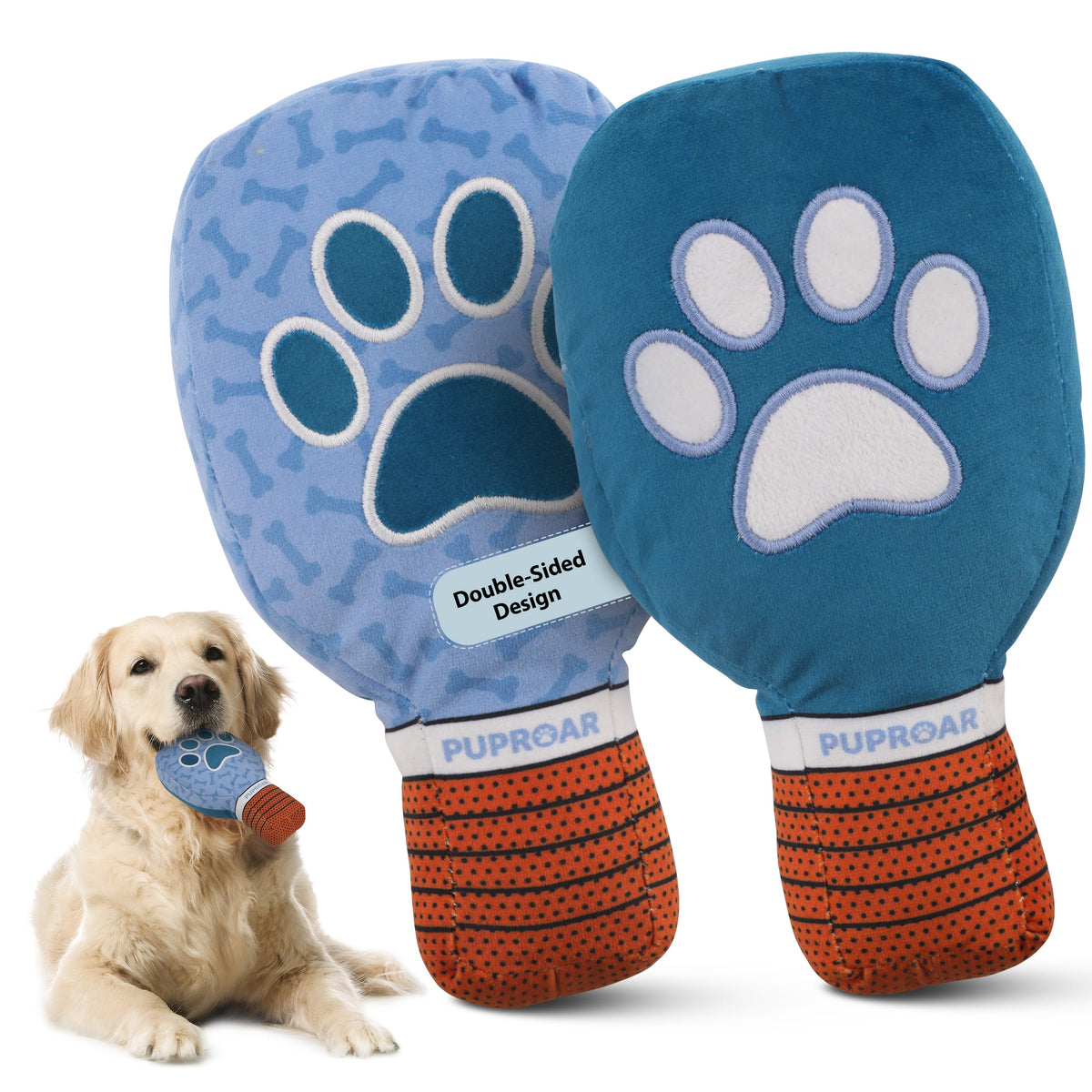 PUPROAR Pickleball Dog Toy - Funny Squeaky Pickleball Gift for Dogs