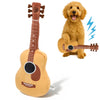 PUPROAR Guitar Dog Toy - Cute Squeaky Plush Dog Toy with Crinkle