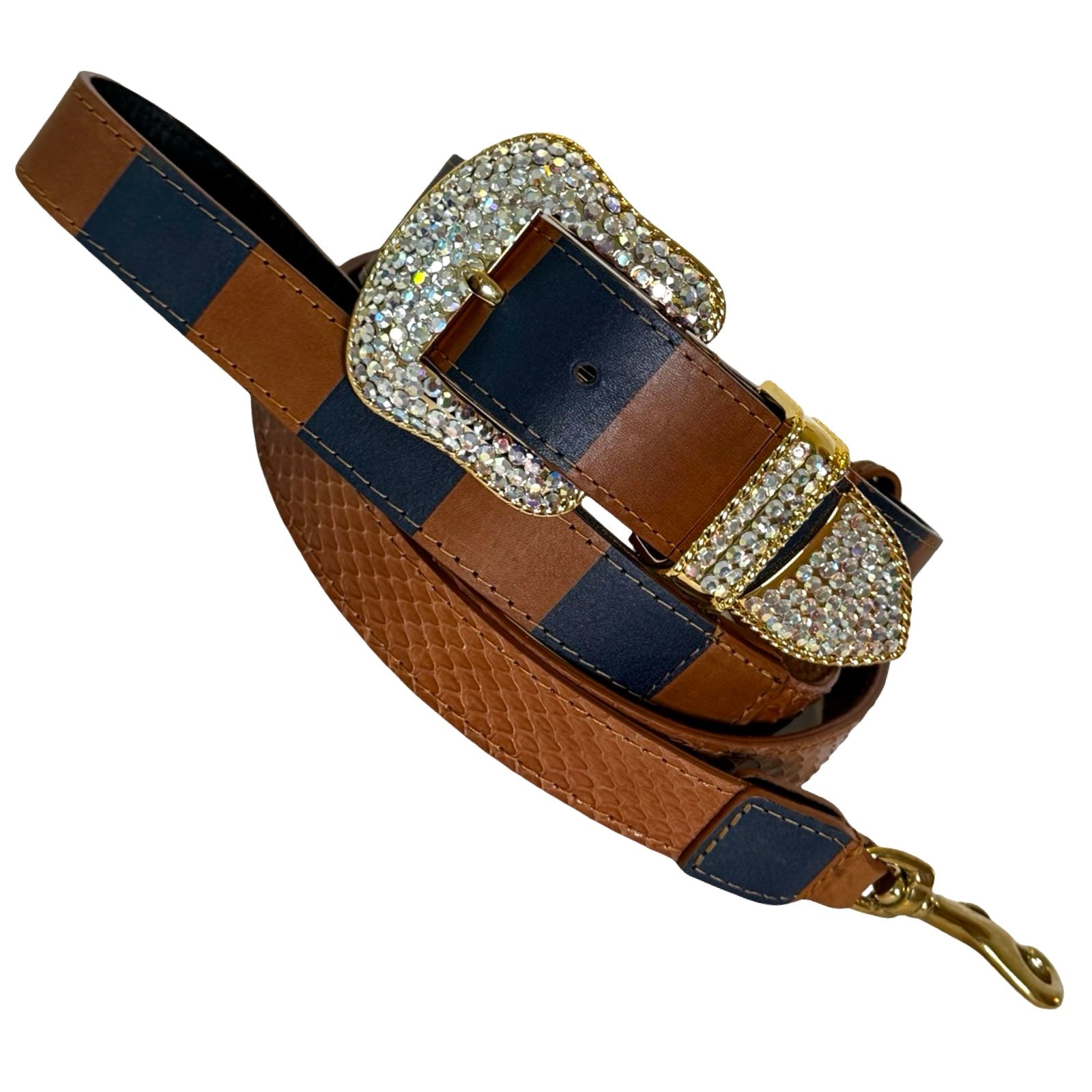 Allysa Payne Riviera Swarovski Crystal Edition Dog Collar & Leash Set