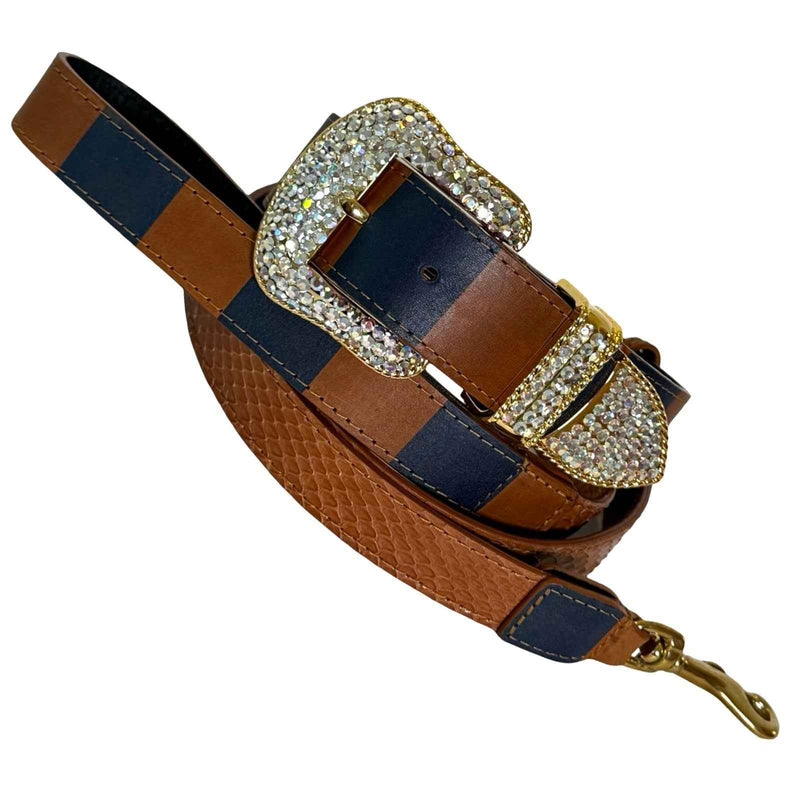 Allysa Payne Riviera Swarovski Crystal Edition Dog Collar & Leash Set
