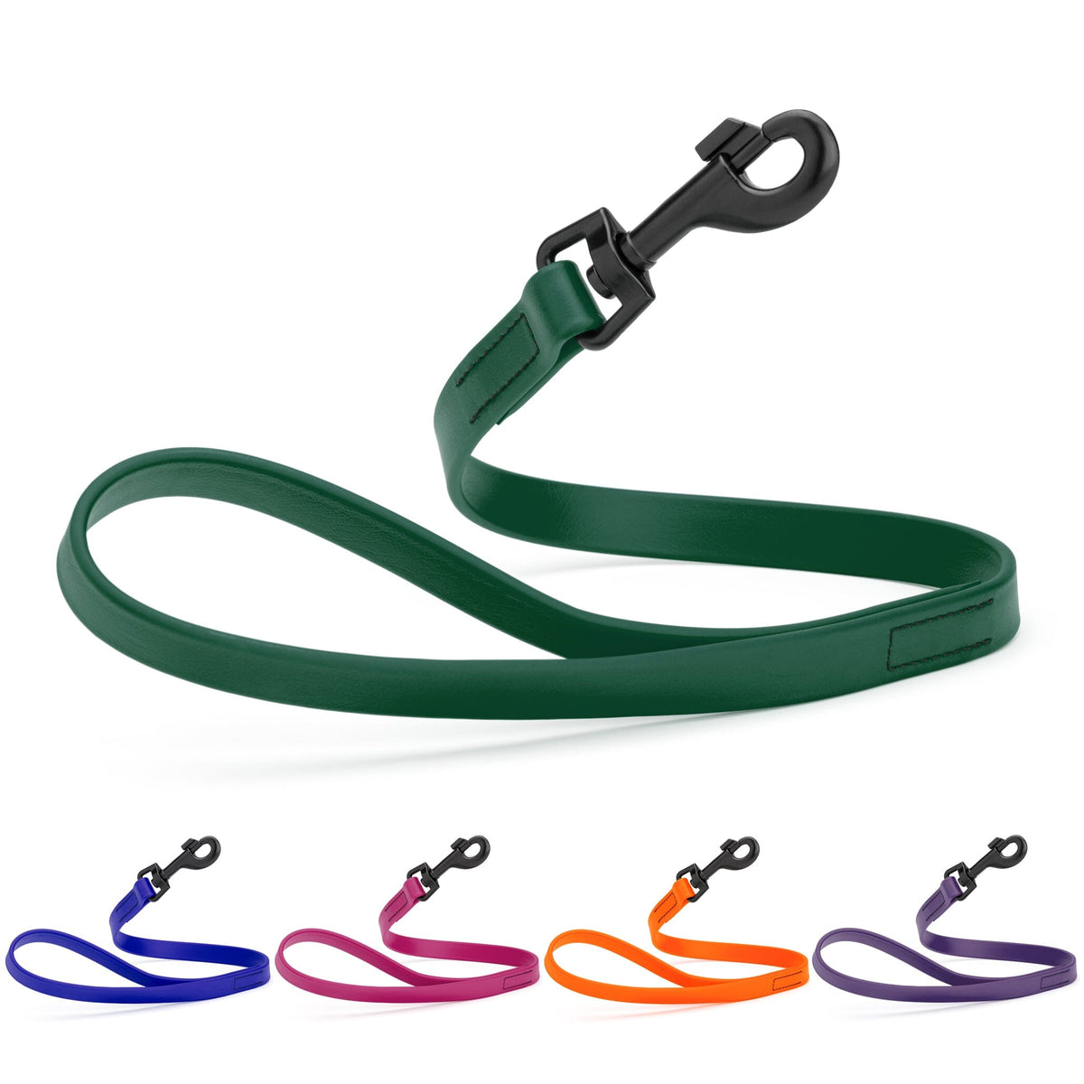 Dogline BioThane Waterproof Traffic Dog Lead for Dogs, 2 ft