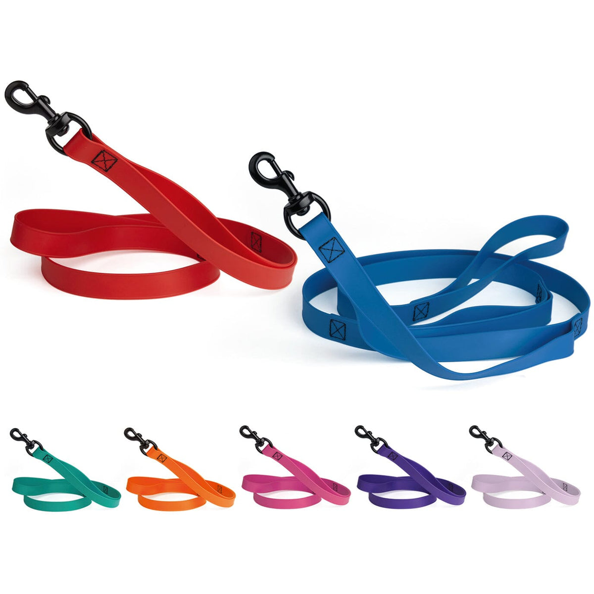 Dogline BioThane Waterproof Multi-Handle Dog Leash