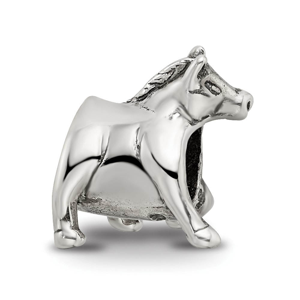 Sterling Silver Horse Bead Charm