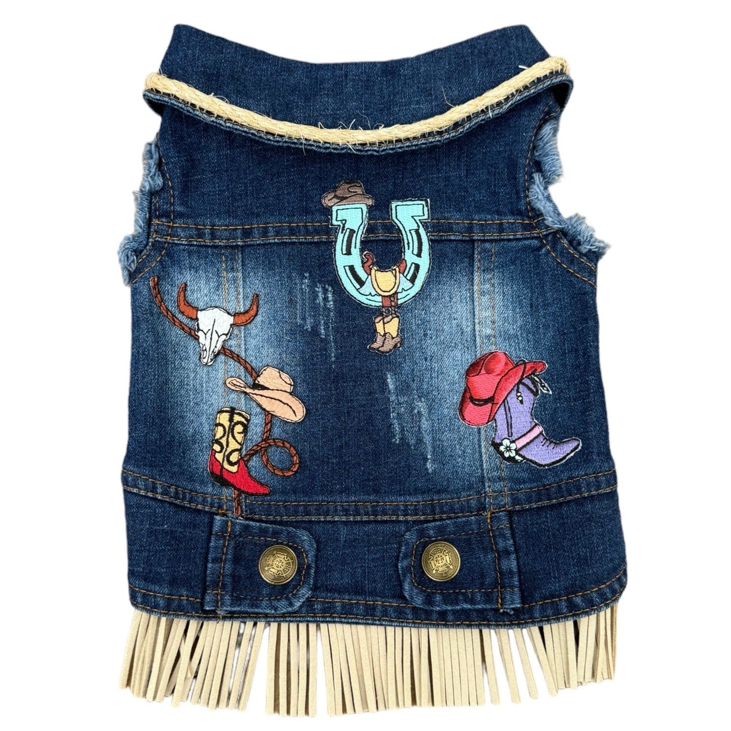 Heads or Tails Pup Rodeo Dog Vest