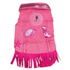Heads or Tails Pup Pink Dolly Denim Dog Vest
