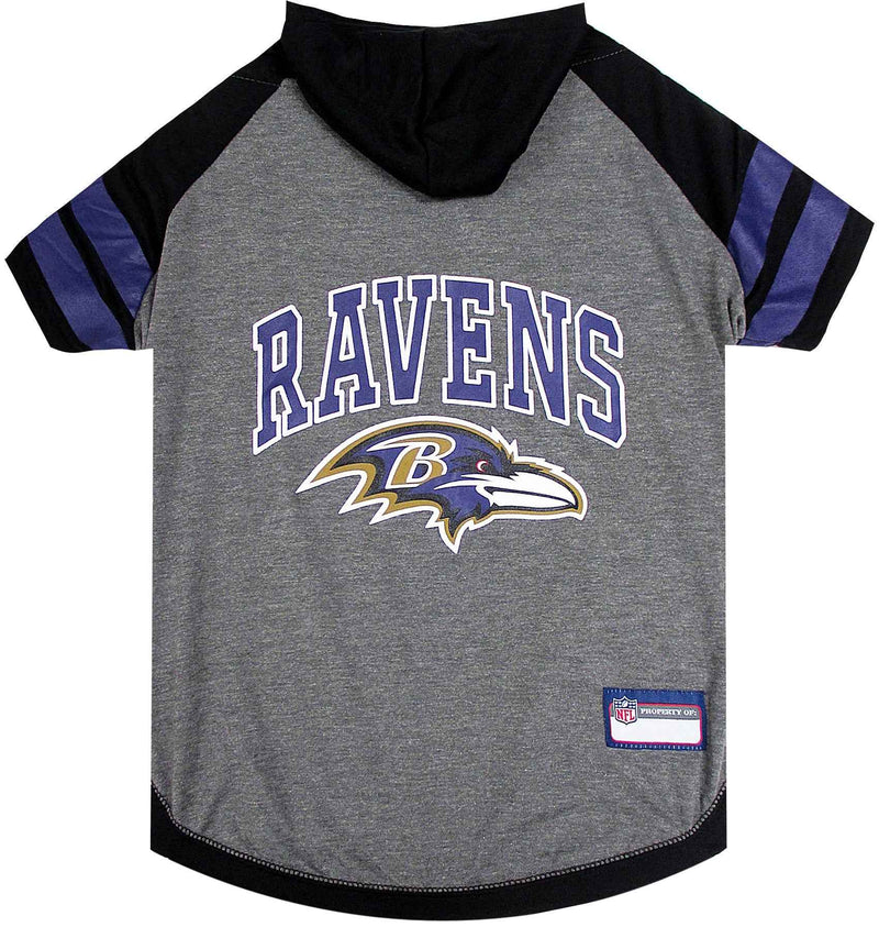 NFL Baltimore Ravens Hooded Dog T-Shirt