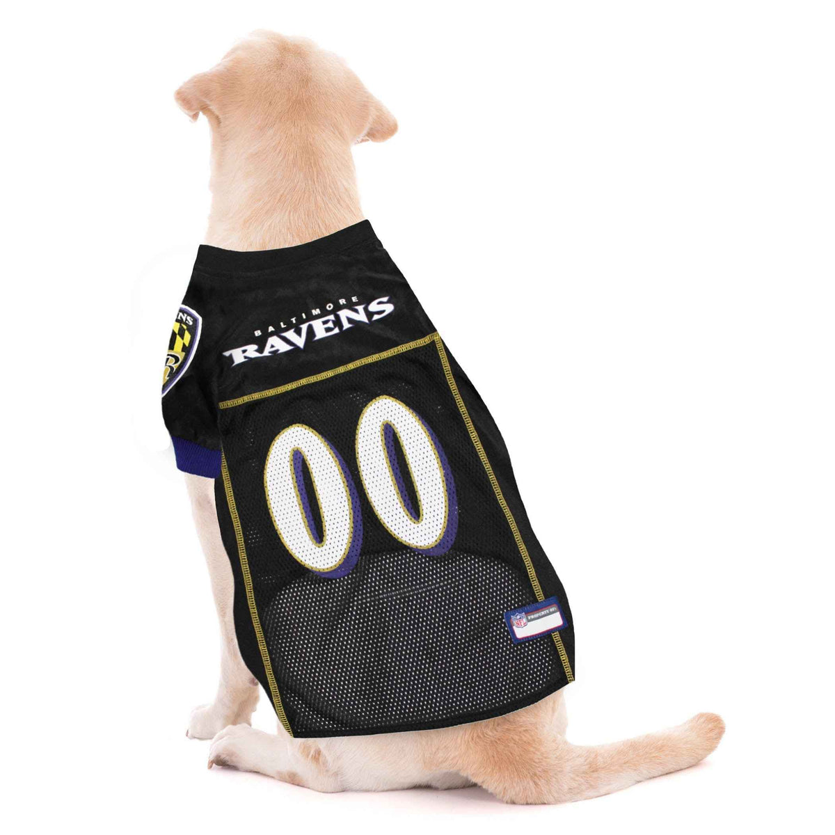 NFL Baltimore Ravens Striped Mesh Pet Jersey