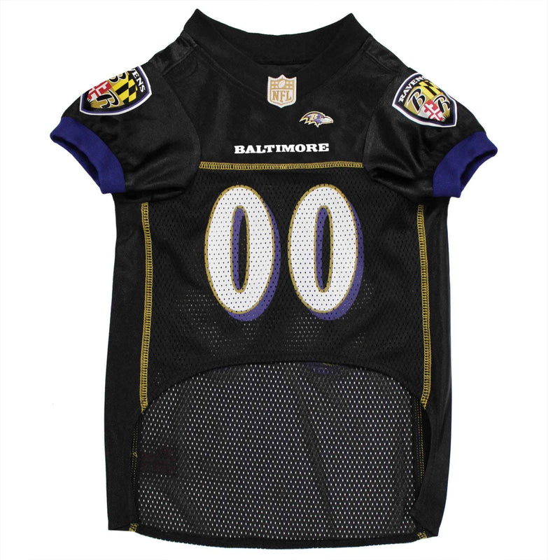 NFL Baltimore Ravens Striped Mesh Pet Jersey