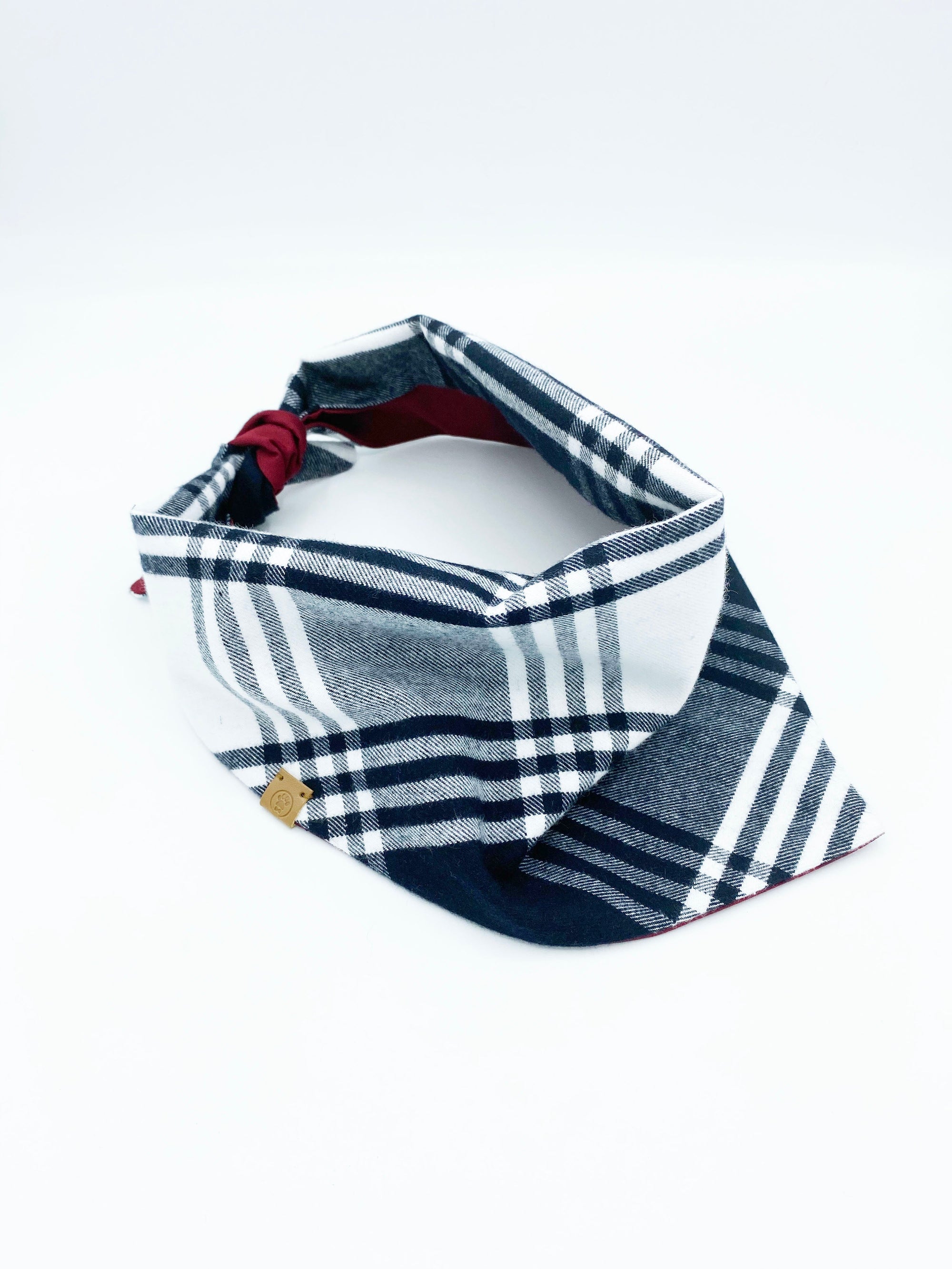 BESPOKE PAWS Bobby Reversible Pet - Cotton Lightweight Comfort Breathable BANDANA