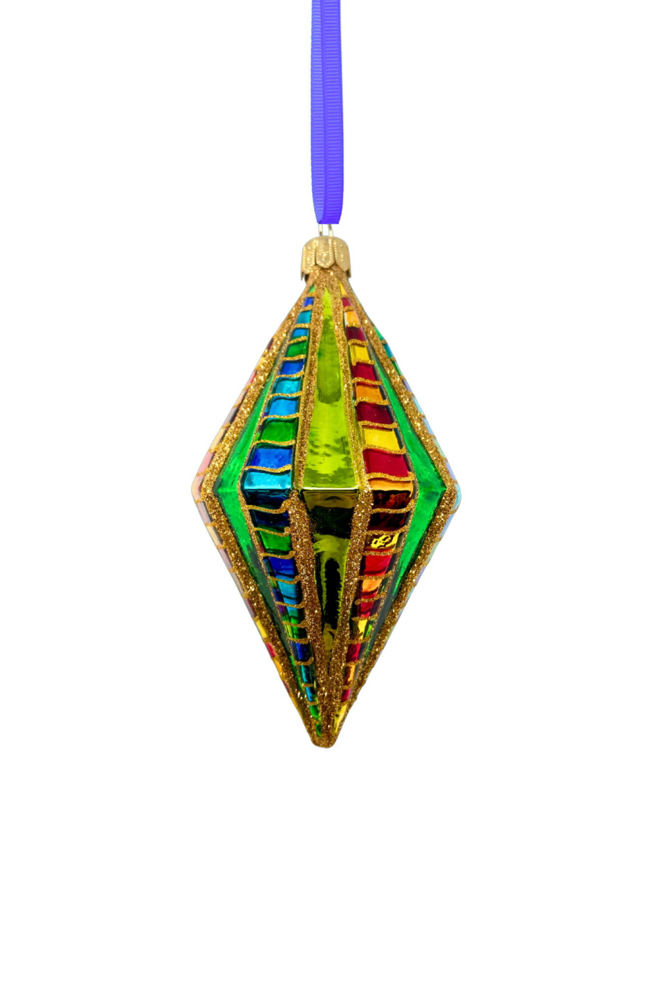 Bank Roll Bling Diamond Glass Ornament