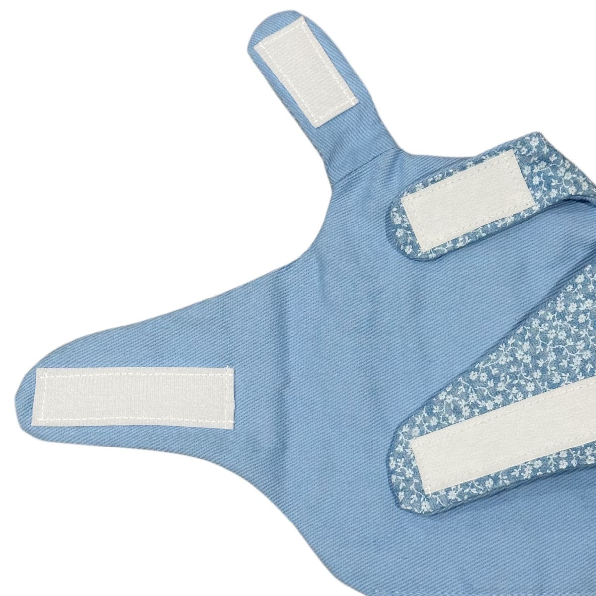 Blue Floral Calico Harness