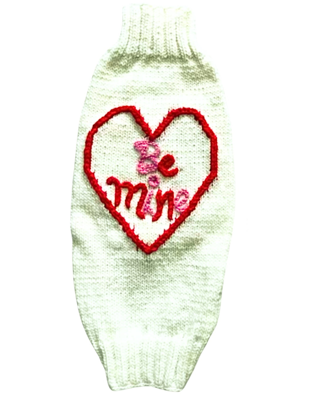 Chilly Dog Be Mine Wool Dog Sweater