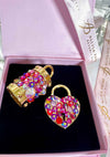 Allysa Payne Blush Swarovski Crystal Love Charm Set