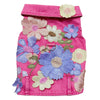 Heads or Tails Pup Flower Girl Denim Dog Vest